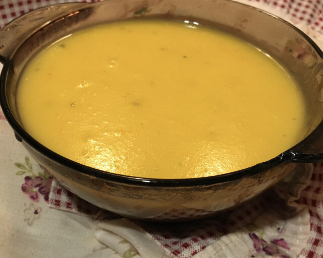 Potato Cream Soup with Turmeric