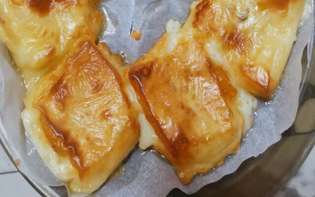 Filo Pastry Breaded Cheese in Air Fryer