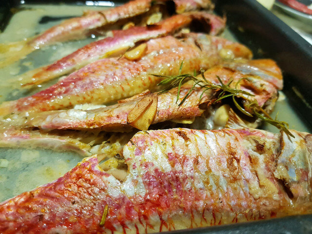 Oven-Baked Red Mullet