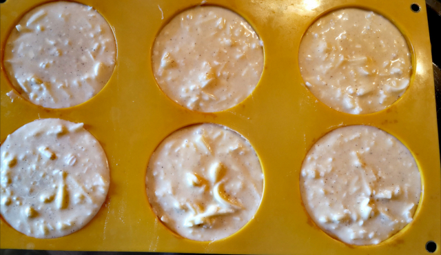 Oven-Baked Cheese in Silicone Molds