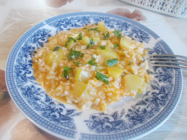 Zucchini with Rice Stew