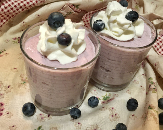 Protein Blueberry Creams