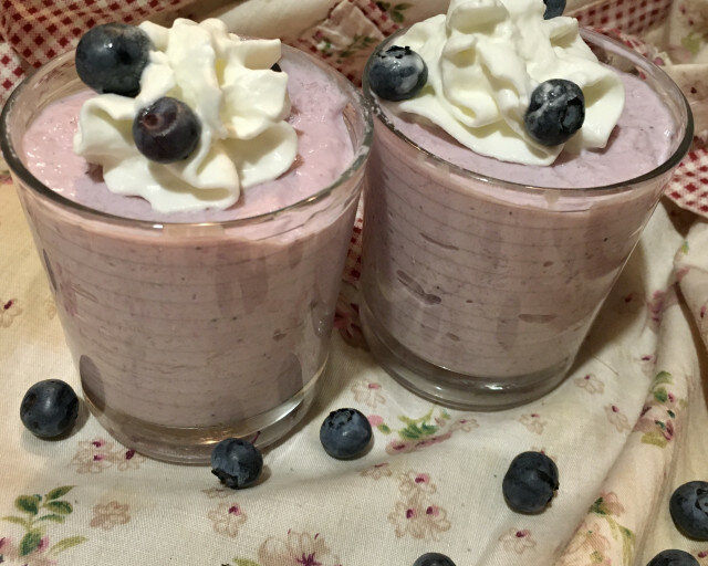 Protein Blueberry Creams