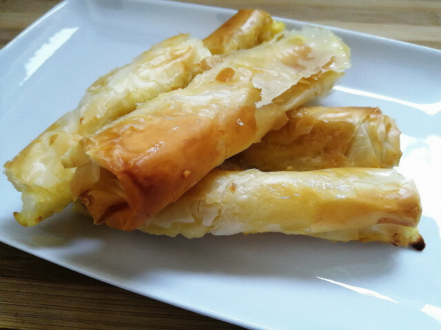 Simple Phyllo Pastry Cigars