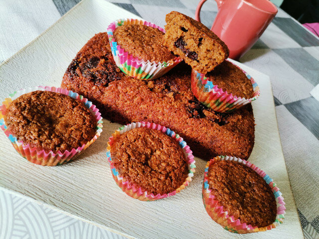 Healthy Butternut Squash and Chocolate Muffins