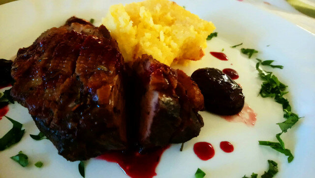 Duck Magret with Plum Sauce