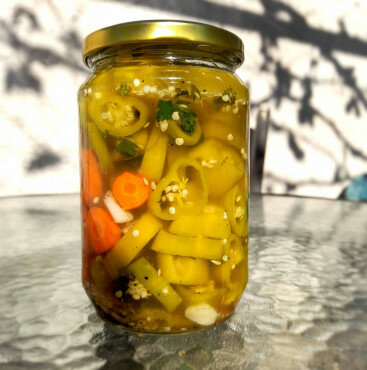 No-Boil Hot Peppers