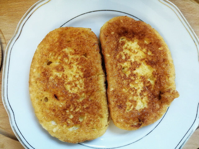 Fake Fried Toast in the Oven