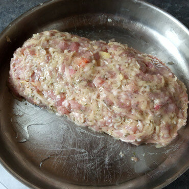 Minced Meat and Potatoes Roll