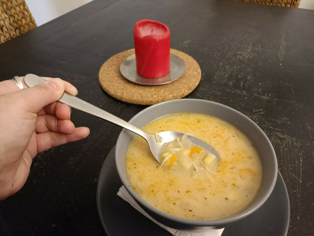 Potato Soup with Vermicelli