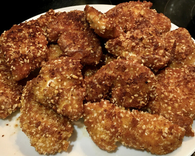 Chicken Nuggets with Sesame Seeds