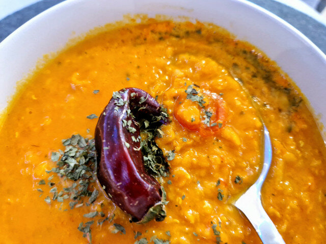 Dal Tadka with Red Lentils