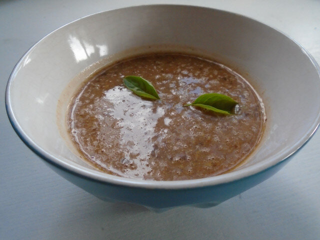 Porcini Mushroom Soup with Butter