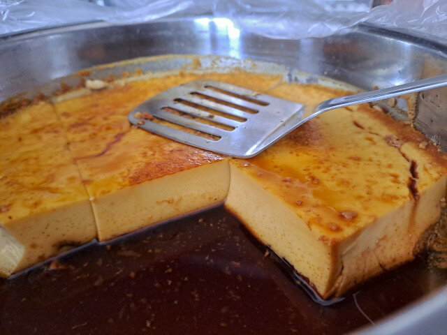 Men's Crème Caramel in an Oven Dish