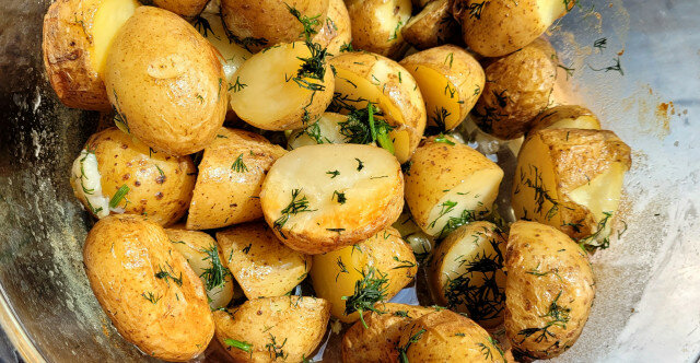Oven Baked New Potatoes