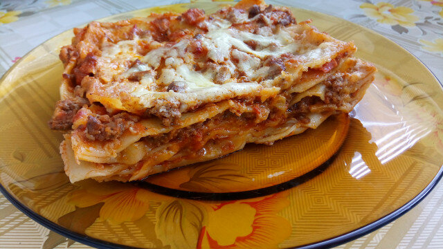 Lasagna with Mixed Mince