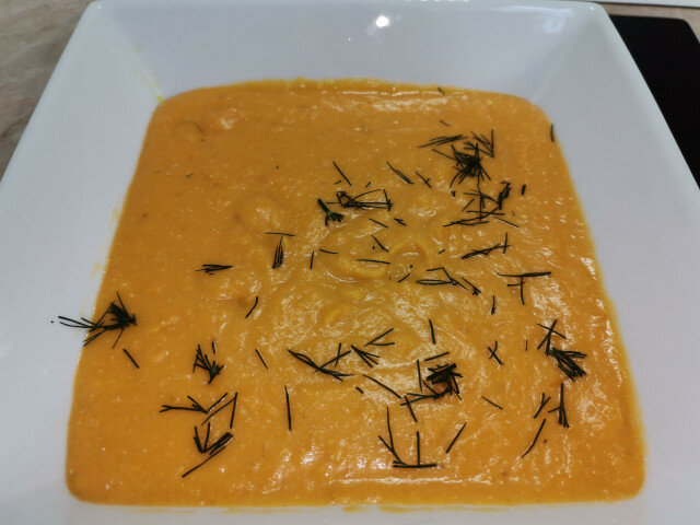 Pumpkin and Quinoa Cream Soup