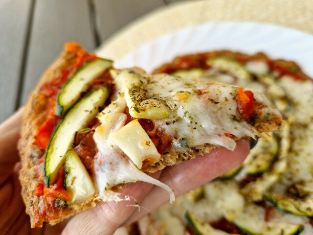Pizza with a Tuna Crust