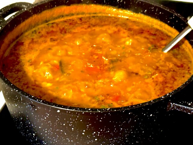 Red Lentil Stew with Vegetables