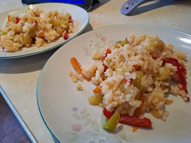 Chinese Rice with Zucchini