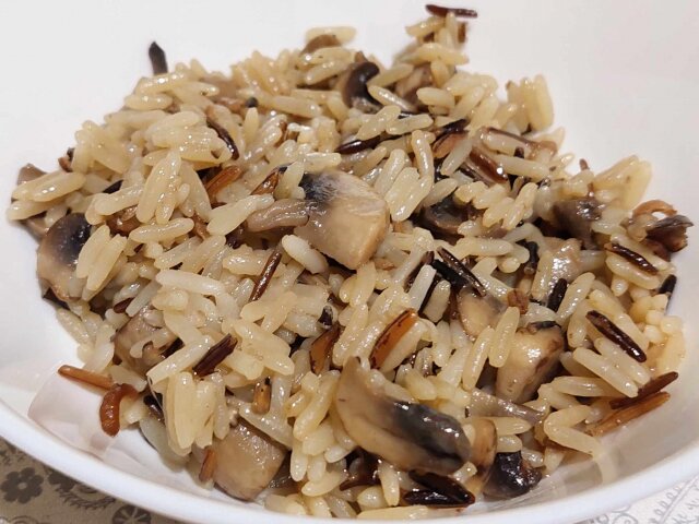 Wild Rice with Field Mushrooms