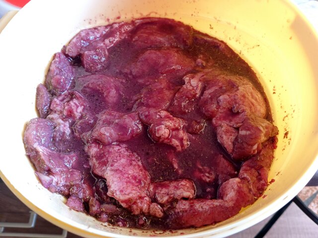 Red Meat Marinade with Wine