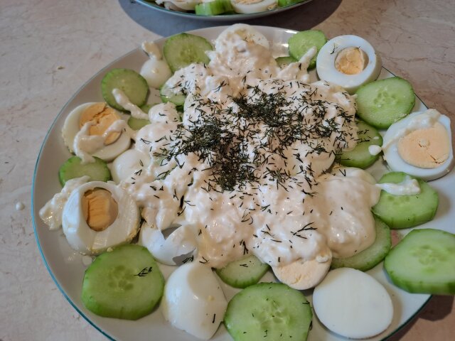 Egg Salad with Turnips