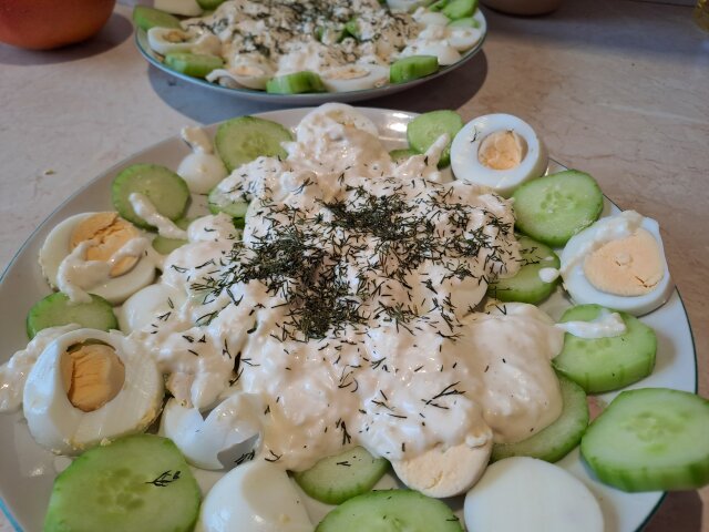 Egg Salad with Turnips