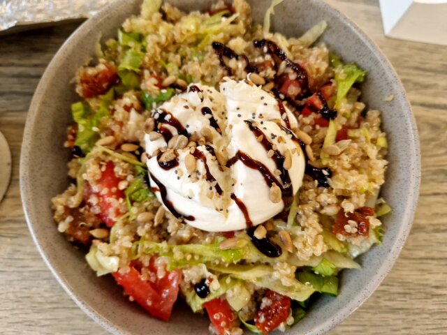 Burrata and Quinoa Salad