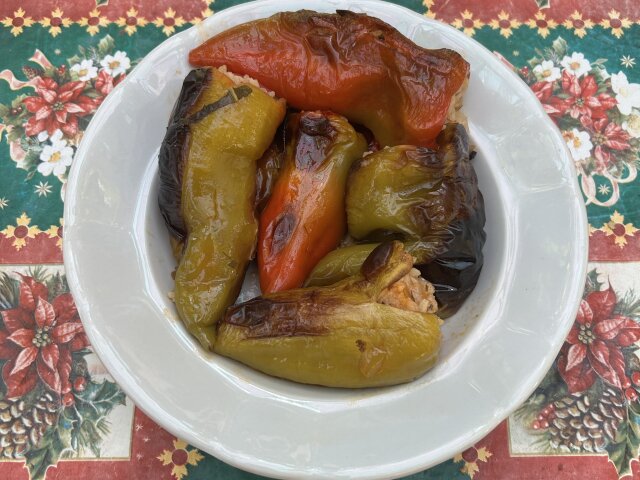 Stuffed Peppers with Rice and Vegetables