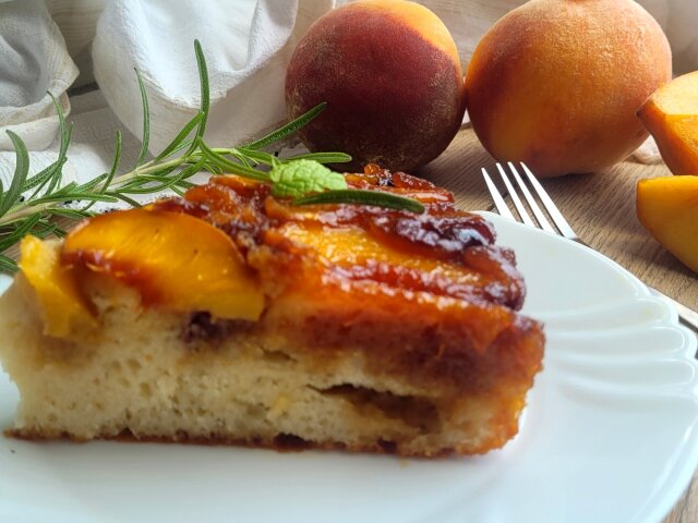 Peach Upside-Down Cake