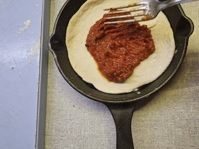 Flatbread with Butter and Garlic