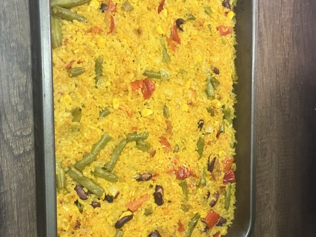 Rice with Vegetables and Turmeric