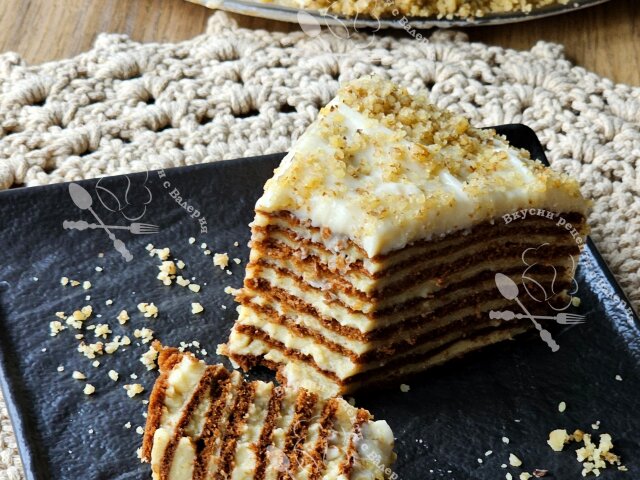 Festive Homemade Honey Cake