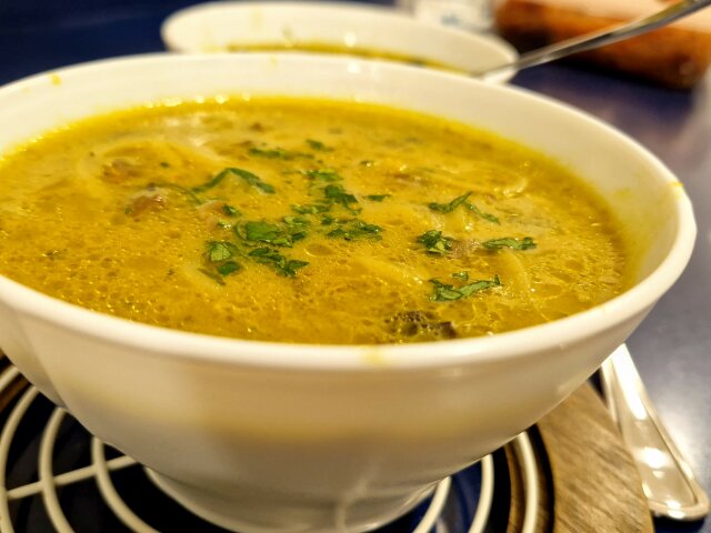 Asian Mushroom Soup with Curry