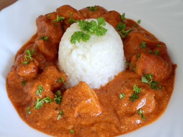 Chicken Tikka Masala with Rice