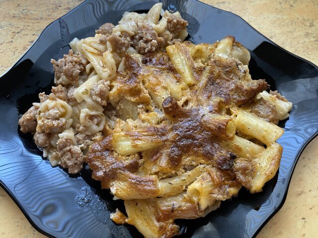 Minced Meat and Macaroni Moussaka