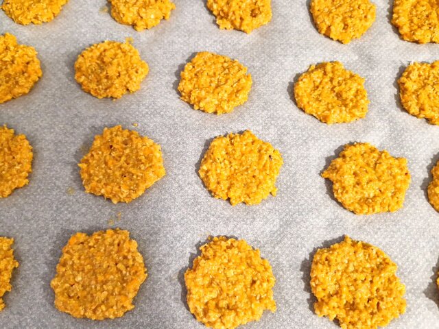 Oat Cookies with Pumpkin