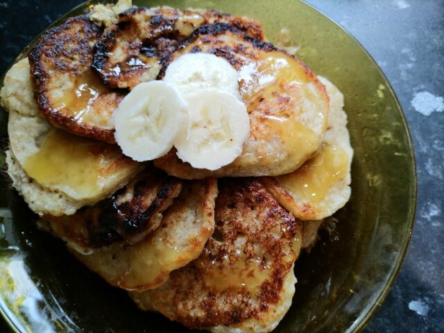 Pancakes with Eggs
