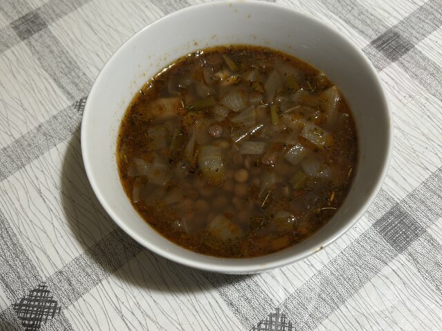Lentils in a Clay Pot