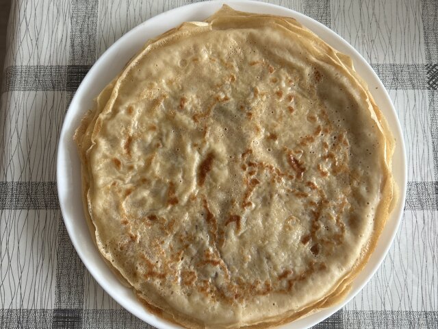 Pancakes with Eggs