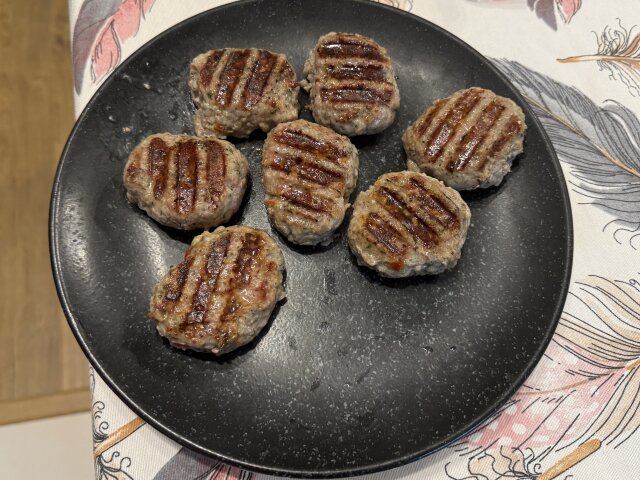 Juicy Meatballs on the Grill
